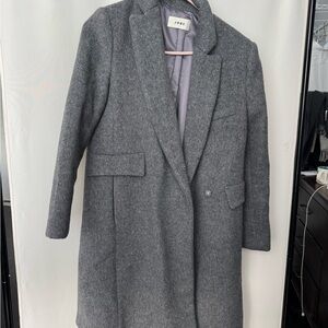 Women's Gray Wool Coat